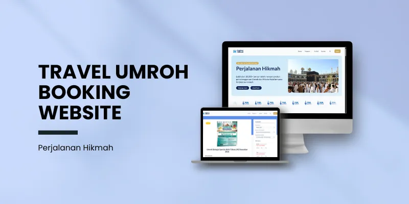 Screenshot proyek Web Perjalanan Hikmah